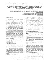 Phân lập và tuyển chọn vi khuẩn lactic chế biến và bảo quản thức ăn thô xanh và phụ phẩm nông nghiệp cho gia súc nhai lại