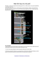 Mặt tiền kép cho nhà phố