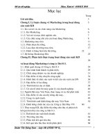 Ứng dụng Marketing nhằm thúc đẩy tiêu thụ ở Công ty Dệt 8 - 3