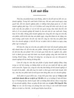 Một số giải pháp thúc đẩy hoạt động tiêu thụ sản phẩm bia hơi của Công ty sản xuất kinh doanh đầu tư và dịch vụ Việt Hà