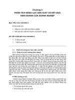 Giáo trình phân tích hoạt động kinh doanh chương 2