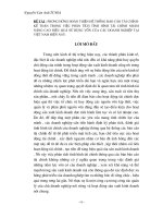 Phương hướng hoàn thiện hệ thống báo cáo tài chính- kế toán trong việc phân tích tình hình tài chính nhằm nâng cao hiệu quả sử dụng vốn của các doanh nghiệp tại Việt Nam hiện nay