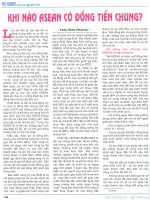 Khi nào ASEAN có đồng tiền chung