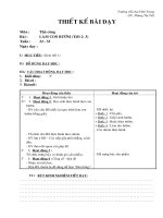 Giáo án Thủ công - Lớp 2 - Làm con bướm - Tiết 2