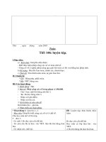 Kế hoạch giảng dạy tuần 30