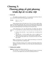 Phương pháp tính Chương 3