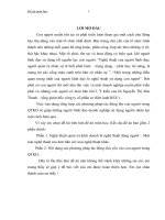 Một số giải pháp Marketing nhằm hoàn thiện hiệu quả hoạt động của hệ thống kênh phân phối tại Công ty xi măng Hoàng Mai