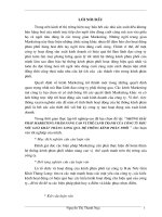 Những giải pháp marketing nhằm nâng cao vị thế cạnh tranh của công ty rượu nước giải khát thăng long qua hệ thống kênh phân phối