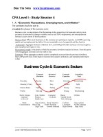 Tài liệu ôn luyện thi chứng chỉ CFA