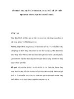 Đánh giá hiệu quả của Midazolam xịt mũi để an thần bệnh nhi trong nội soi tai mũi họng