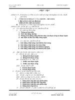 Thiết kế chưng cất hệ aceton - metanol