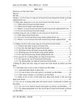 Hoàn thiện công tác kế hoạch hoá hoạt động kinh doanh tại khách sạn Hoà Bình