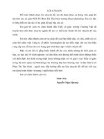 Giải pháp Marketing nhằm thâm nhập thị trường sản phẩm của công ty cổ phần Technoglass trên địa bàn Hà Nội