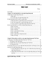 Hoàn thiện các loại hình dịch vụ của ngân hàng thương mại Việt Nam