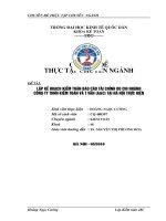 Lập kế hoạch kiểm toán Báo cáo tài chính do Chi nhánh Công ty TNHH Kiểm toán và Tư vấn (A&C) tại Hà Nội thực hiện