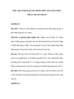 Điều trị vỡ bàng quang trong phúc mạc bằng phẫu thuật nội soi ổ bụng