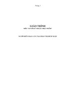 Cơ sở kỹ thuật thực phẩm