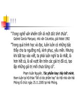 Bài giảng triết học - Chương 11