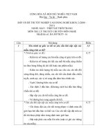 Đáp án đề thi may thiết kế thời trạng 16