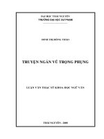 Truyện ngắn Vũ Trọng Phụng.