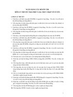 Đề thi lý thuyết trải phổ và đa truy nhập vô tuyến