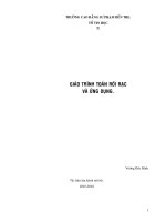 Giáo trình Toán rời rạc Chương 1