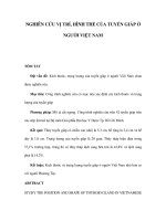 Nghiên cứu vị trí, hình thể của tuyến giáp ở người Việt Nam