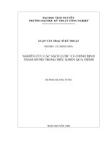 Nghiên cứu các sách lược và chỉnh định tham số cho bộ PID trong điều khiển quá trình