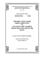 Grid Computing và quản trị mạng
