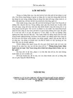 Phương hướng hoàn thiện hạch toán kế toán VN trong tiến trình hội nhập kinh tế khu vực và thế giới.