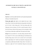 So sánh kết quả điều trị cận thị giữa Lasik phân tích giá trị Q và Lasik thường quy