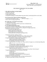 Bản thuyết minh báo cáo tài chính