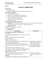 Giáo án môn tự nhiên xã hội lớp 3 - tuần 25