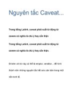 Nguyên tắc Caveat