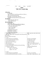 Kế hoạch giảng dạy tuần  25