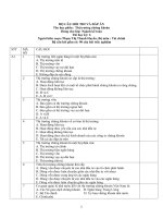 Ngân hàng câu hỏi Thị trường chứng khoán