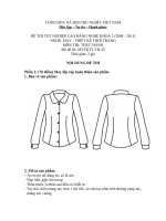 Đề thi thực hành may thiết kế thời trang 42