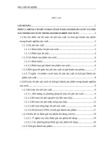 Kế toán chi phí sản xuất và tính giá thành sản xuất tại Công ty TNHH Sản xuất và xuất nhập khẩu Đoàn Kết 1