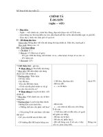 Giáo án môn Chính tả lớp 3 - Tuần 22