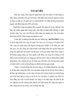 Hoạt động kinh doanh xuất khẩu , thực trạng và các giải pháp thúc đẩy xuất khẩu hàng thủ công mỹ nghệ tại công ty XNK ARTEXPORT