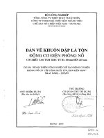 Bản vẽ khuôn dập lá tôn động cơ điện phòng nổ có chiều cao trung trự