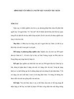 Hình thái môi của người việt nam dân tộc chăm