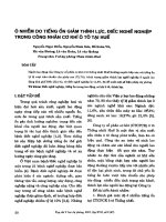 Ô nhiễm do tiếng ồn giảm thính lực, điếc nghề nghiệp trong công nhân cơ khí ô tô Huế.pdf