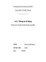 Tìm hiểu kỹ thuật nhảy tần trong GSM