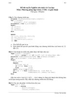 Đề thi tuyển sinh Cao học và nghiên cứu sinh môn Ngôn ngữ lập trình 1993