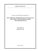 Hoàn thiện quy trình kiểm toán chi ngân sách đối với đơn vị hành chính sự sự nghiệp.pdf