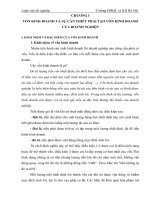 Thực trạng vốn kinh doanh và các giải pháp tạo lập vốn cho hoạt động sản xuất kinh doanh tại Công ty cổ phần vật liệu xây dựng Châu Thành