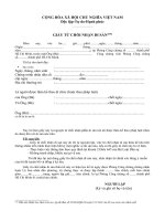 Giấy từ chối nhận di sản