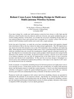 Robust Cross-Layer Scheduling Design in Multi-user Multi-antenna Wireless Systems
