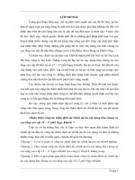 Thẩm định tài chính dự án khu chung cư cao tầng cao cấp tại phố Ngọc Khánh